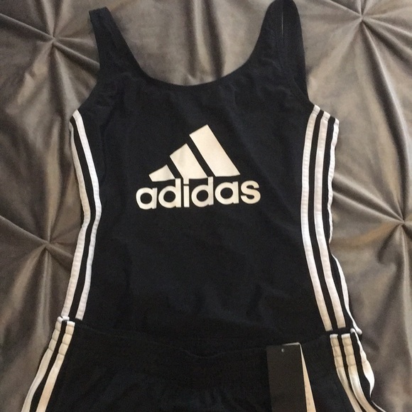 Adidas 3stripe swimsuit/bodysuit - Picture 5 of 8